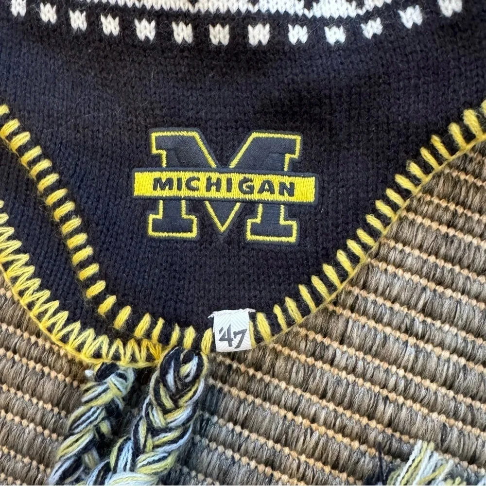 Michigan Maize and Blue Knit Hat